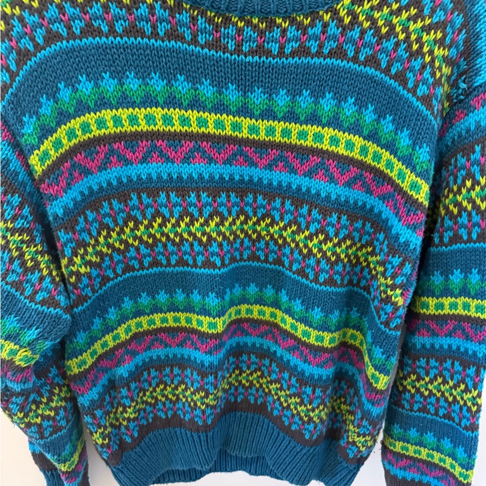 Vintage Jantzen Multicolor Striped Women's Sweater - Picture 2 of 4